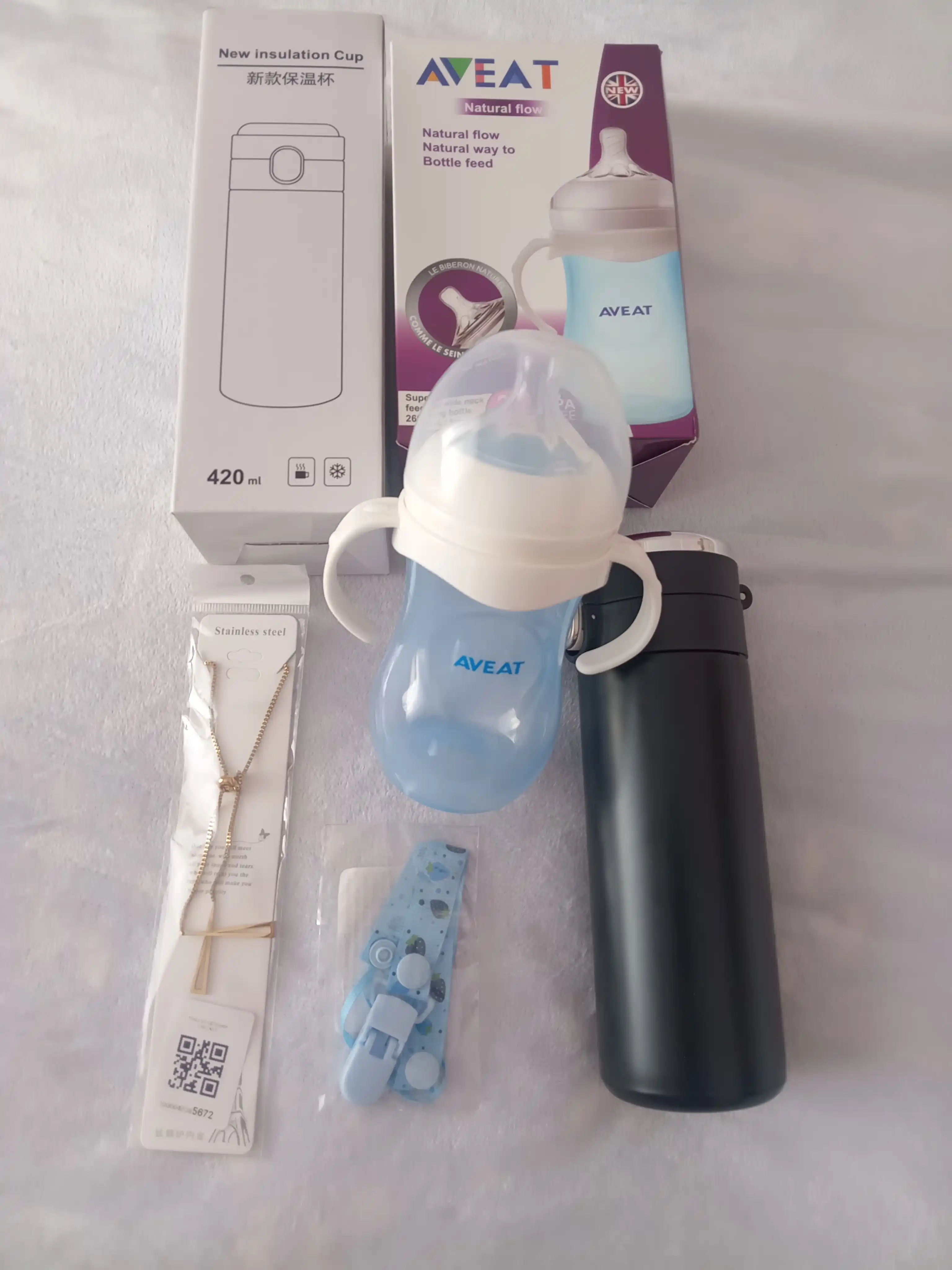 Termal krujka, choy, qahva, ofis va sayohat uchun, harorat sensori bilan termos, 420 ml