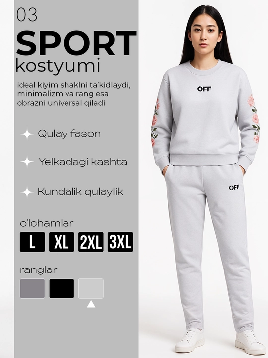 Ayollar sport kostyumi