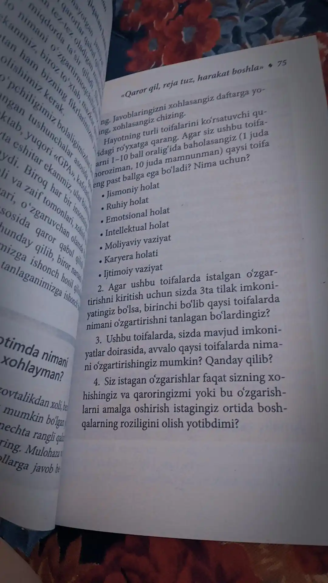Qaror qil, reja tuz, harakat boshla — Aycha Karaman, shaxsiy rivojlanish kitobi