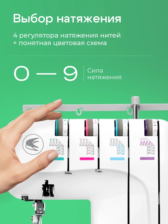 Оверлок Chayka wave 007 