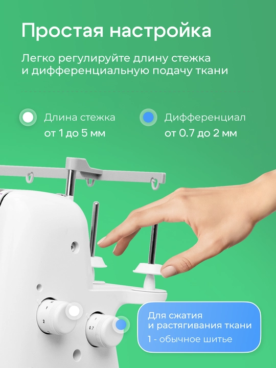 Оверлок Chayka wave 007 