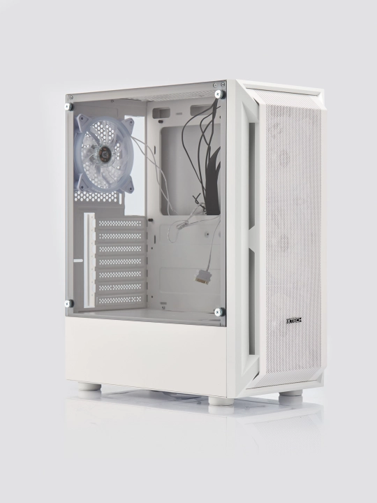 Корпус для ПК, игровой, с 3-4 вентиляторами, RGB, ATX