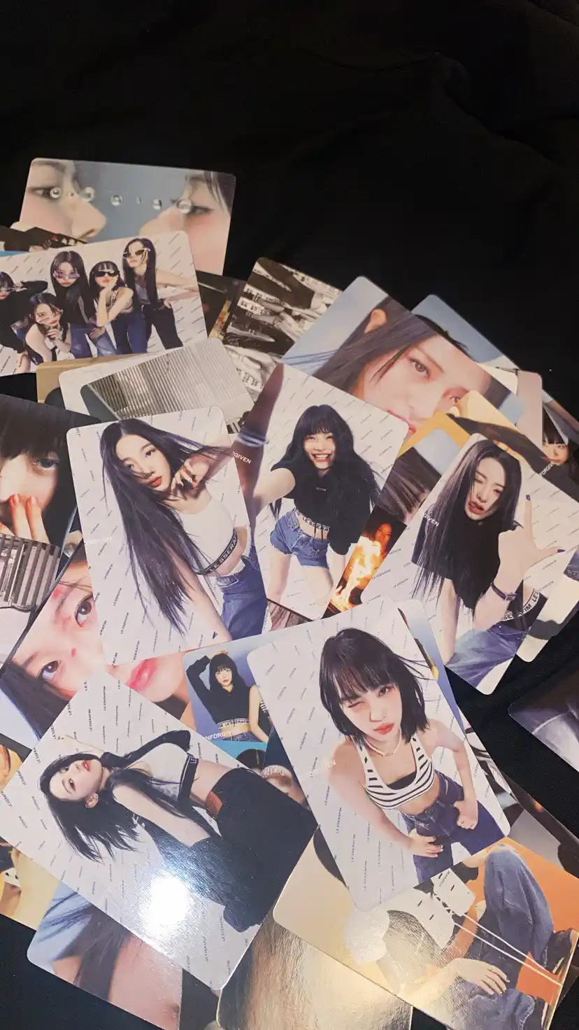 Коллекционные LOMO карточки K-POP Le Sserafim, 55 шт