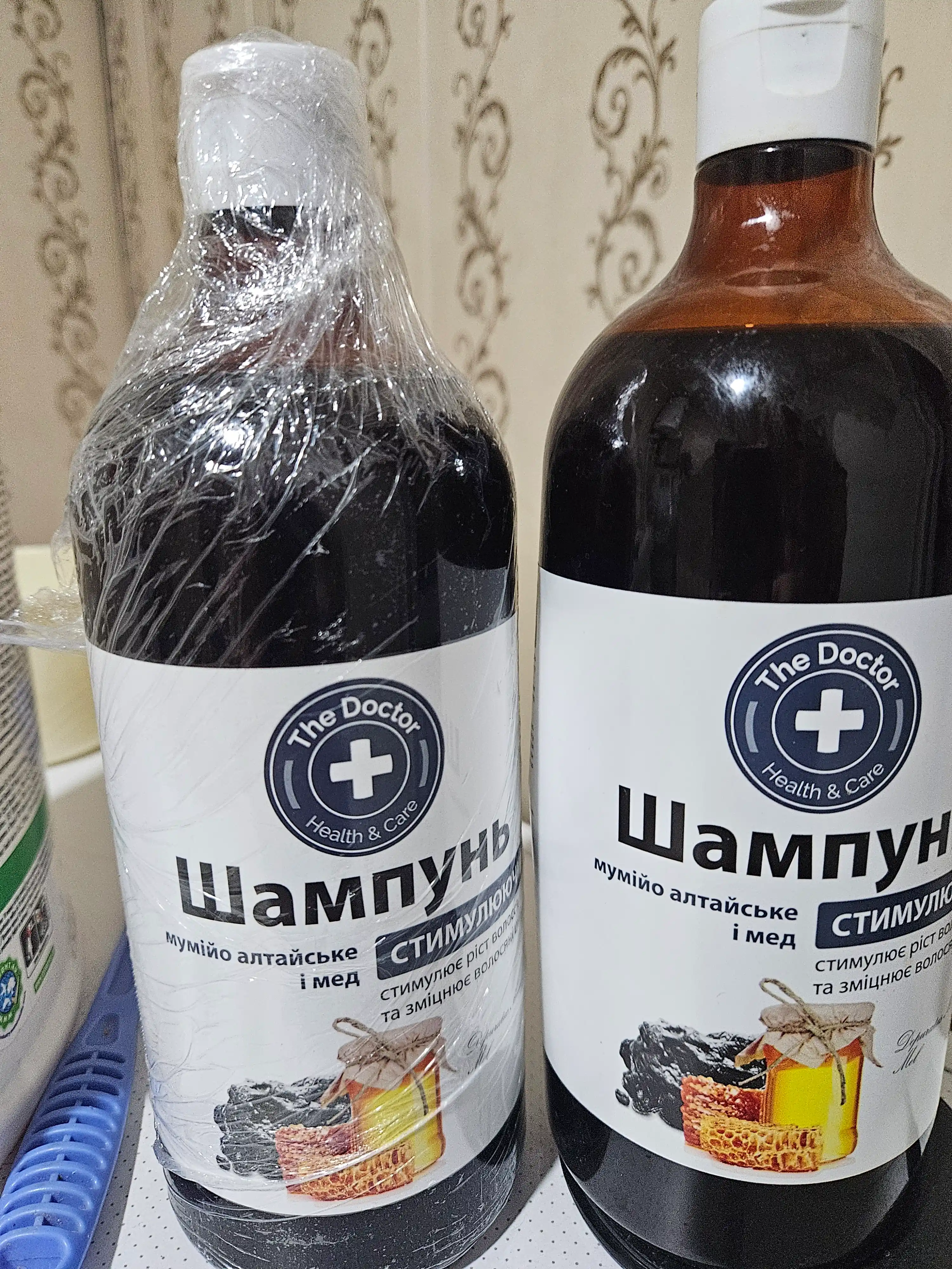 Шампунь для волос, мумие алтайское и мед, стимулирующий, Домашний Доктор, 1000 мл