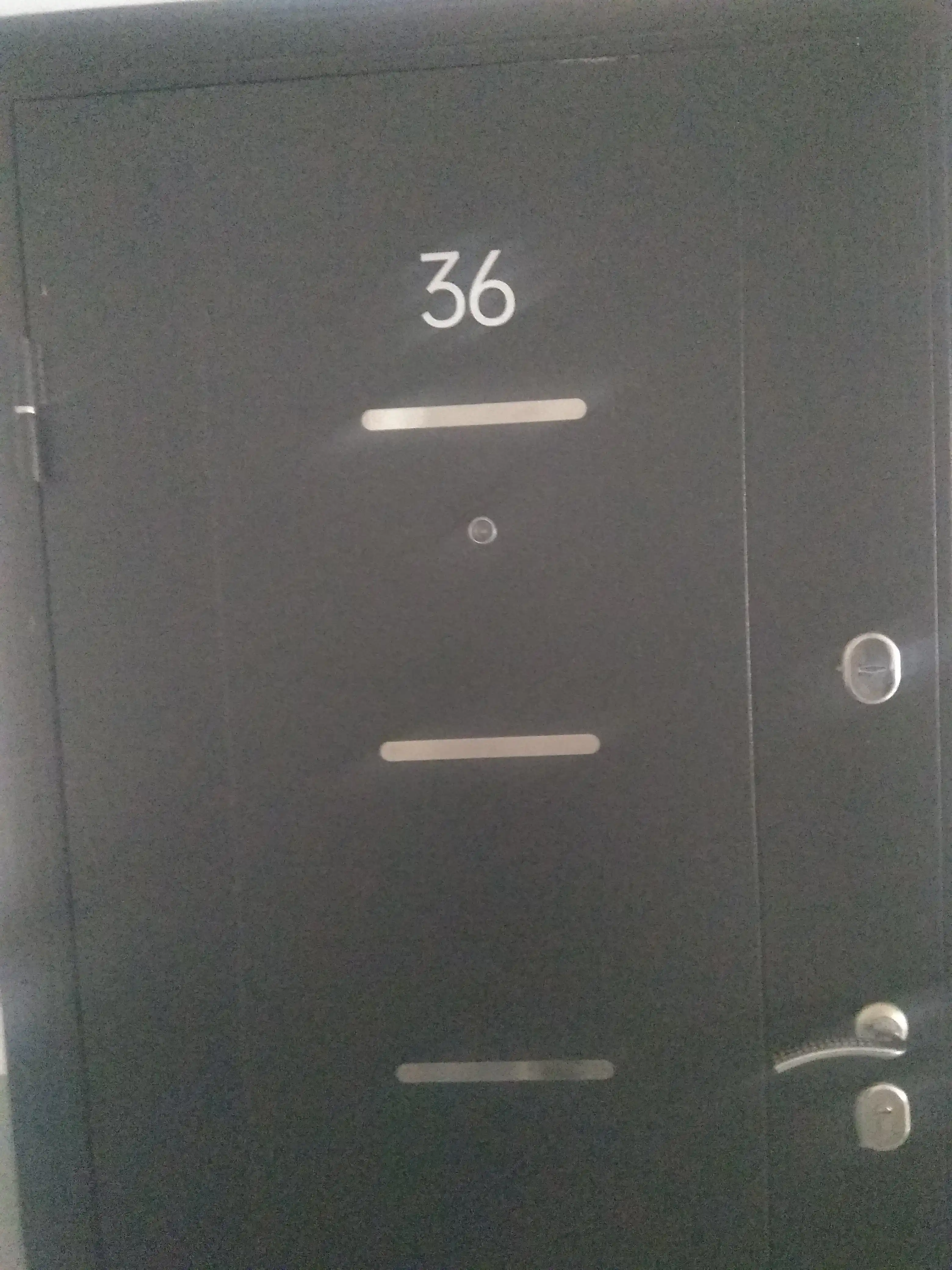 3D Akril raqam, 7 sm, o‘z o‘zidan yopishuvchi, uy va eshik uchun