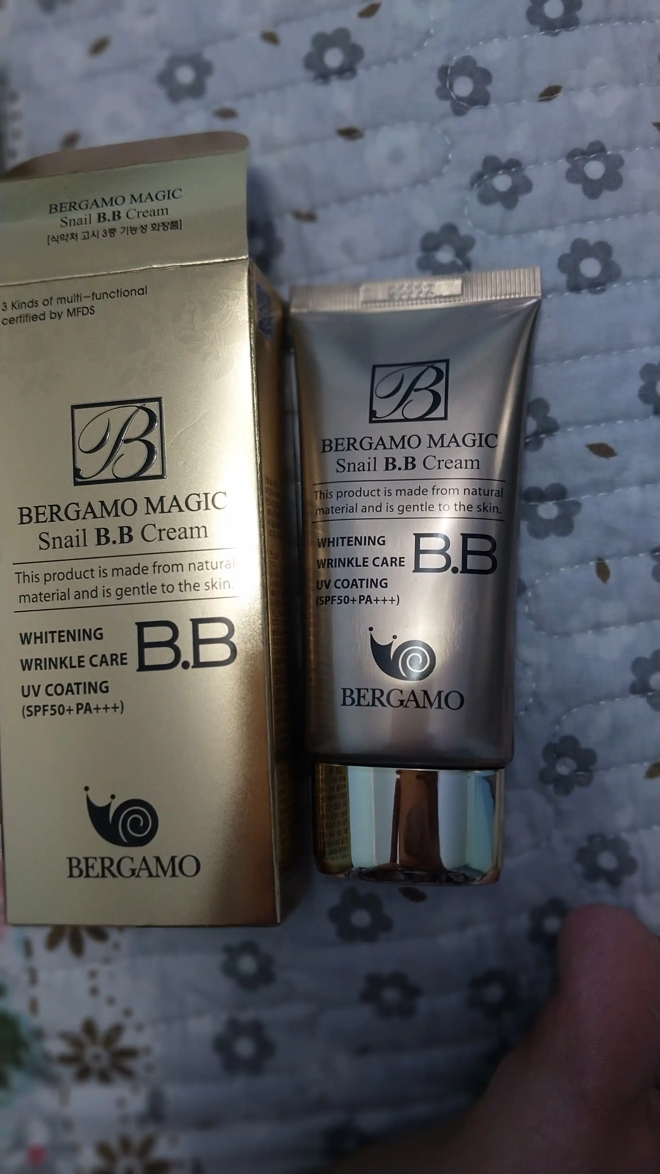 Разглаживающий BB-крем Bergamo Magic, с муцином улитки