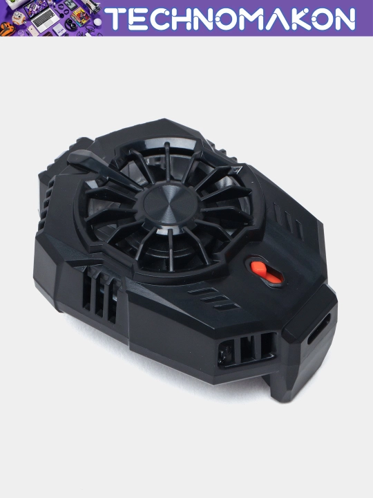 Кулер на телефон с радиатором, охлаждение на телефон, вентилятор для гаджетов, Hoco GM10
