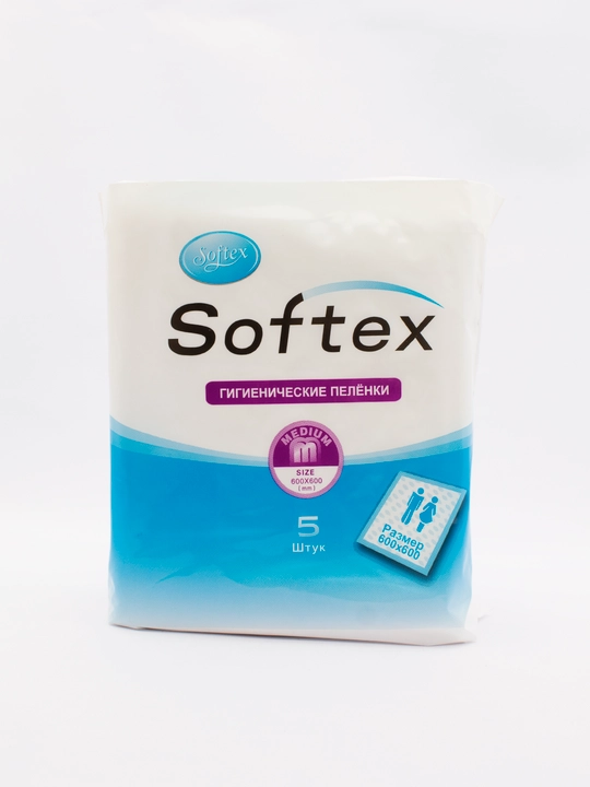 SUv shimuvchi tagliklar Softex, 60 x 60 - 5 dona - 