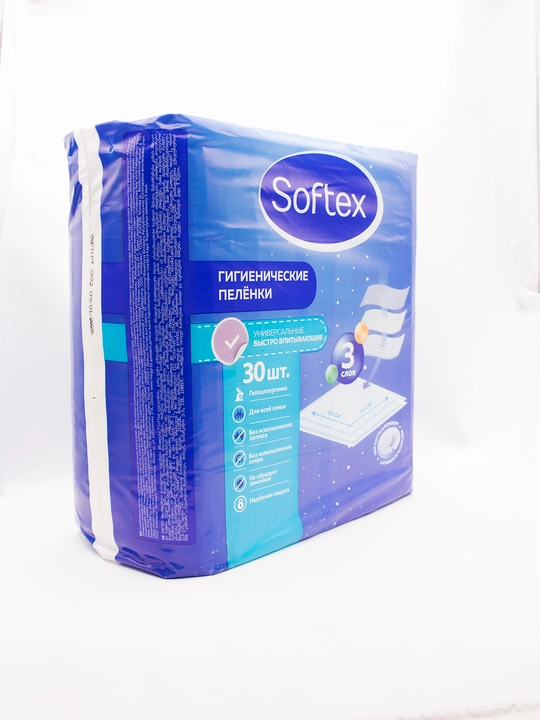 Впитывающие пеленки Softex, 60 х 60 - 30 шт - 