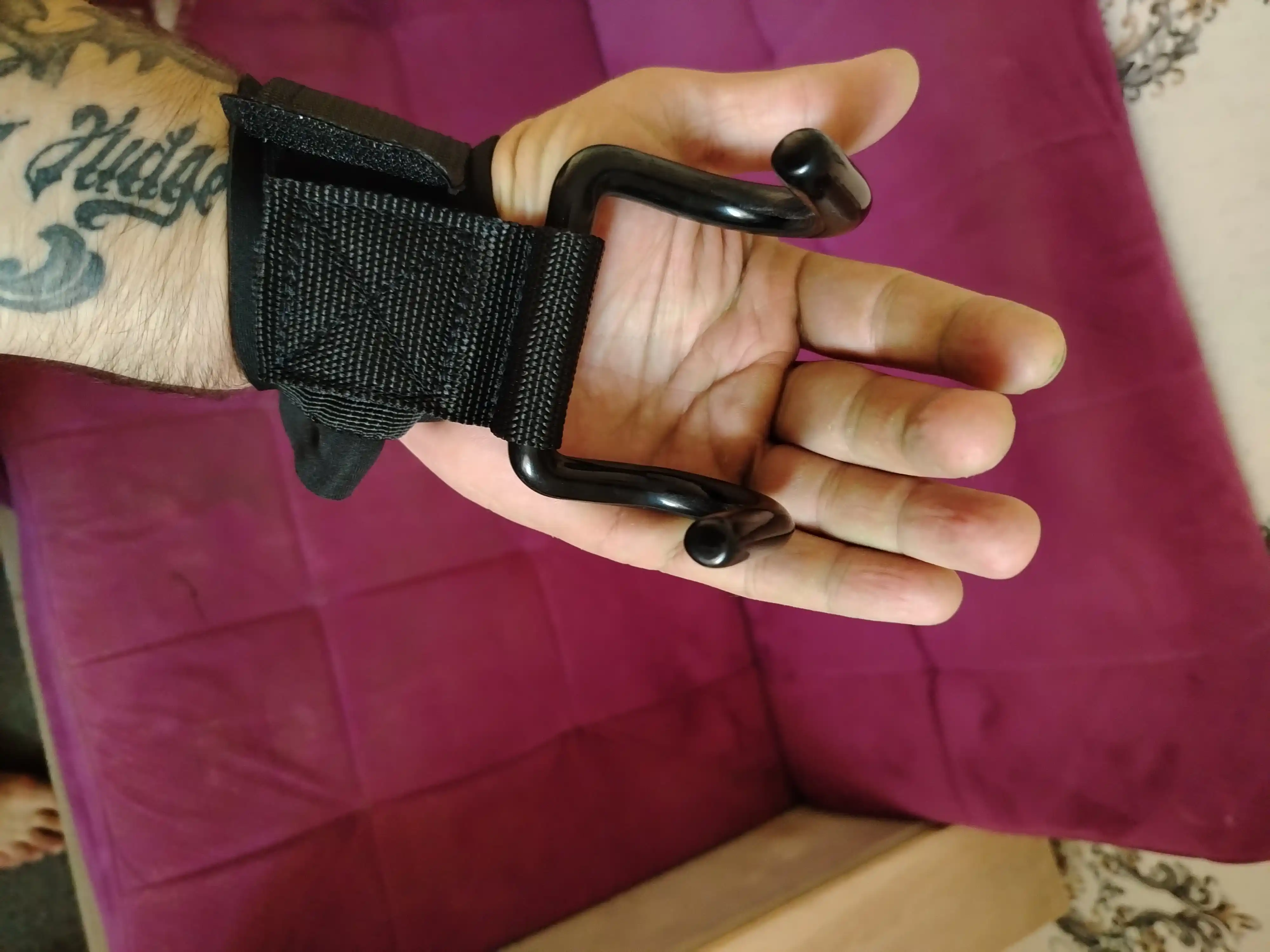 Крючок для турника, для рук, 2 шт