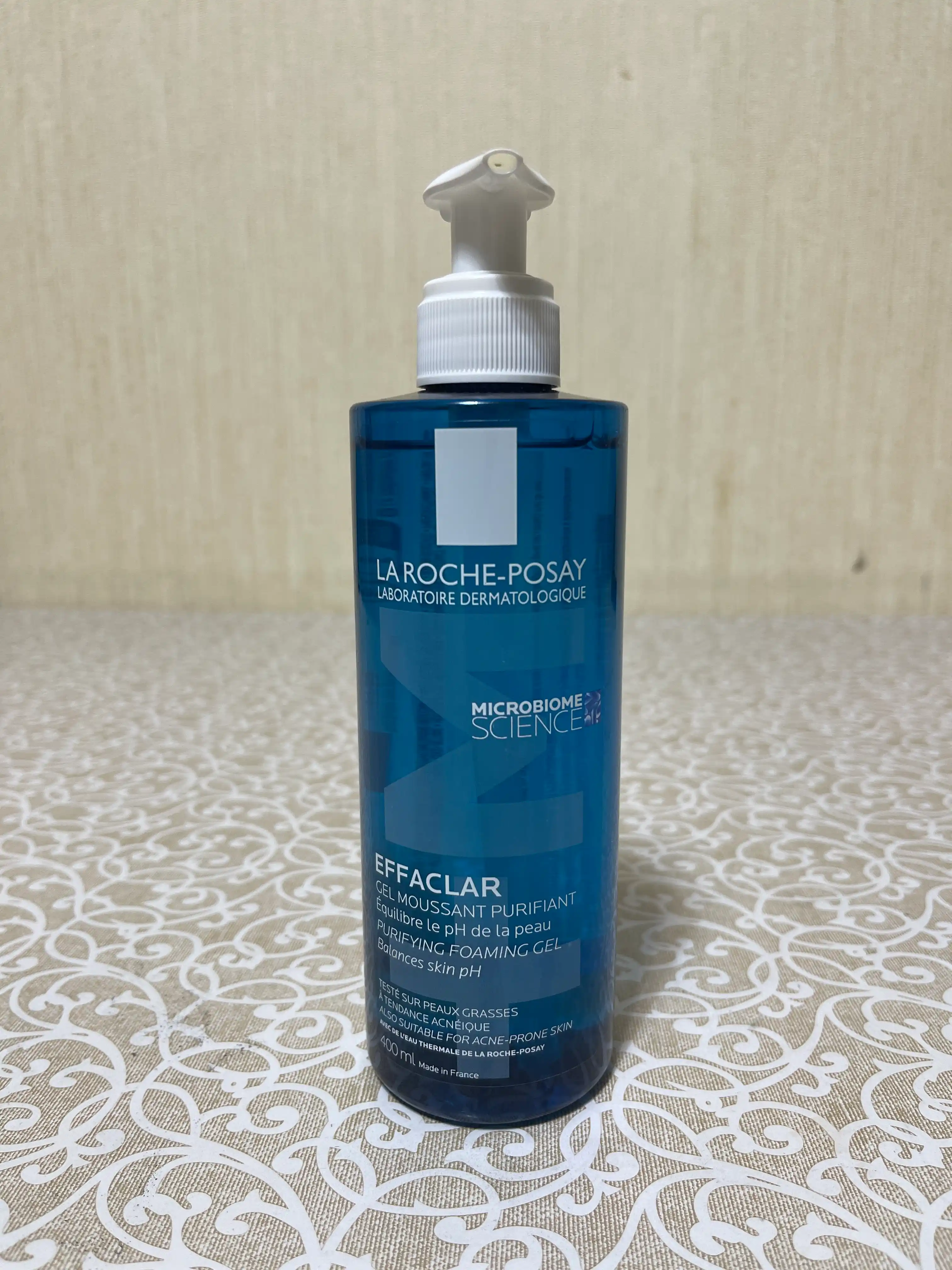 LA ROCHE-POSAY EFFACLAR гель очищающий, пенящийся, для чувствительной жирной кожи лица и тела, 400 мл