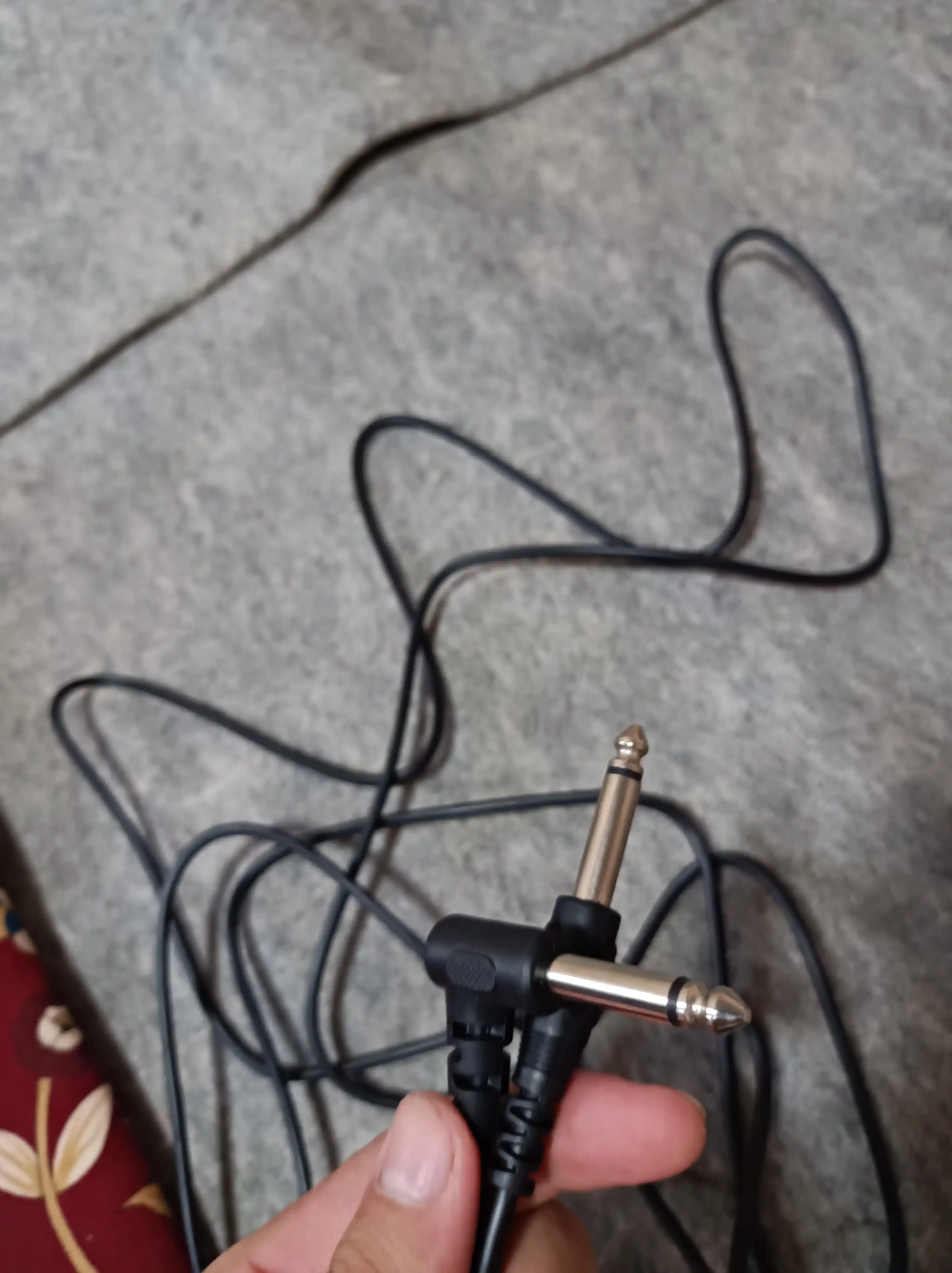 Nstrumental kabel 6.35 mm (burchakli raz'yom), 3 metr