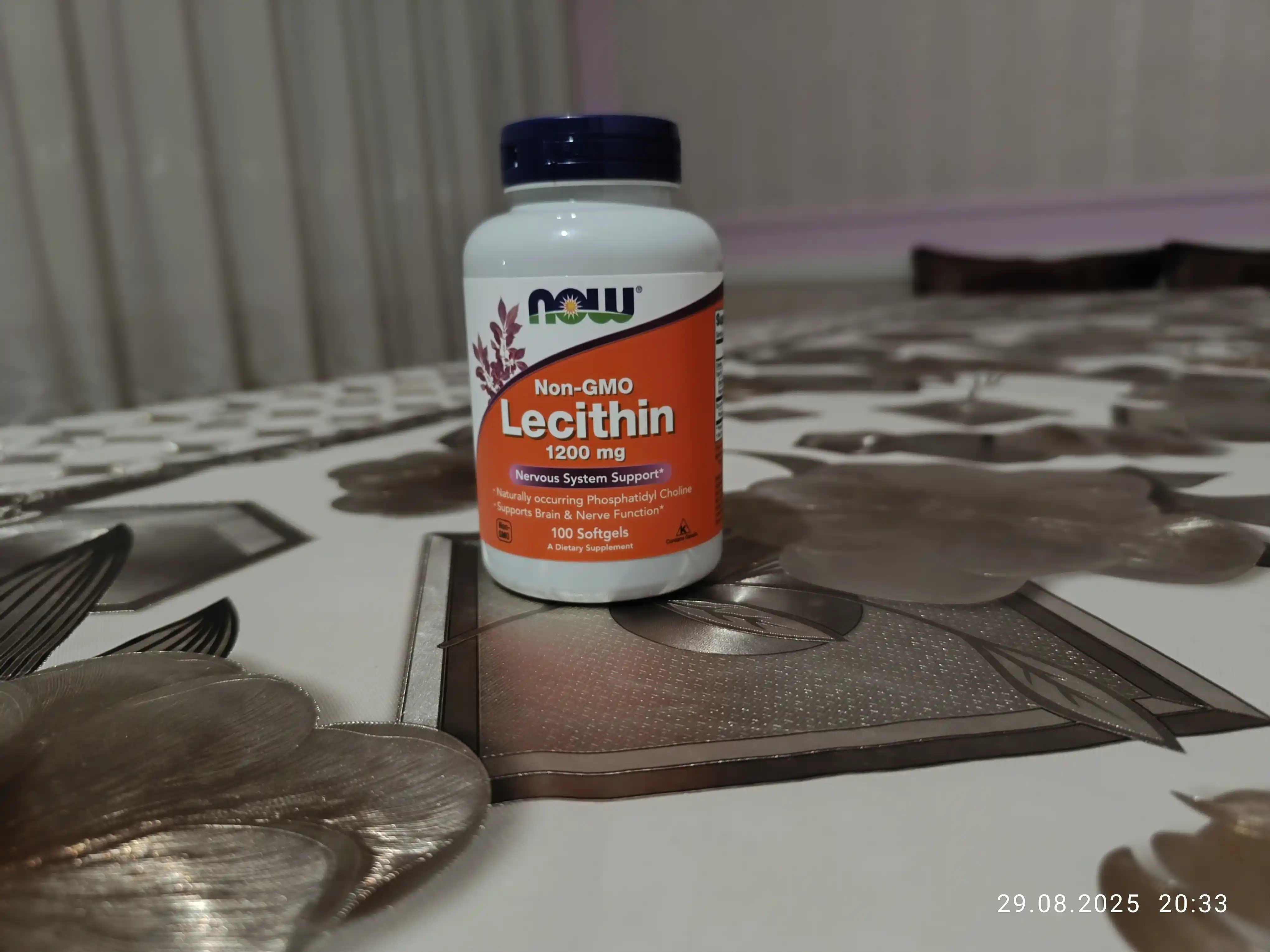 NOW Foods, Lesitin, Letsitin, 1200 mg, 100 kapsulalar