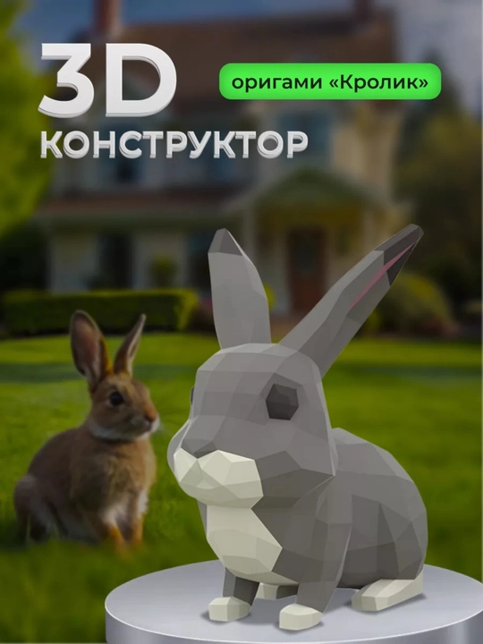 3D DIY konstruktor, yig‘iladigan figura to‘plami, rivojlantiruvchi o‘yinchoq - 