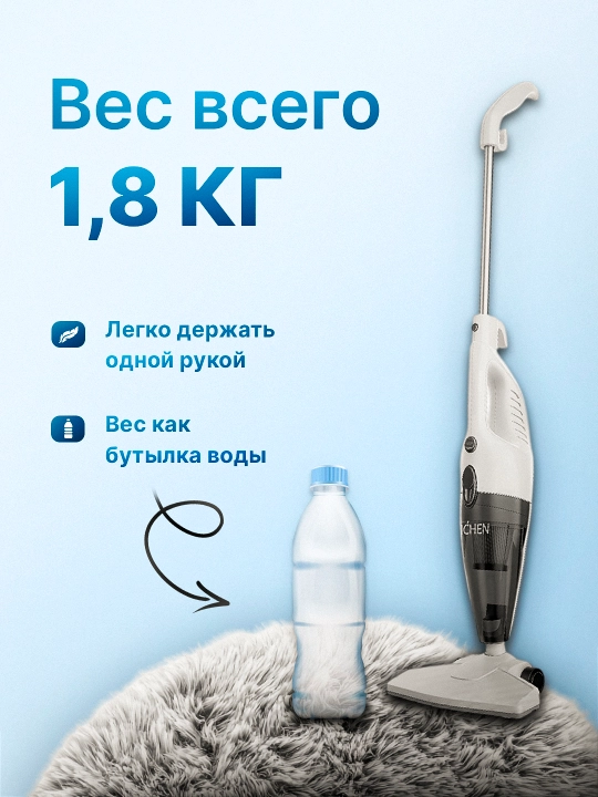 Вертикальный пылесос Xiaomi Enchen V1 2 в 1, ручной пылесос, HEPA-фильтр, 650 Вт