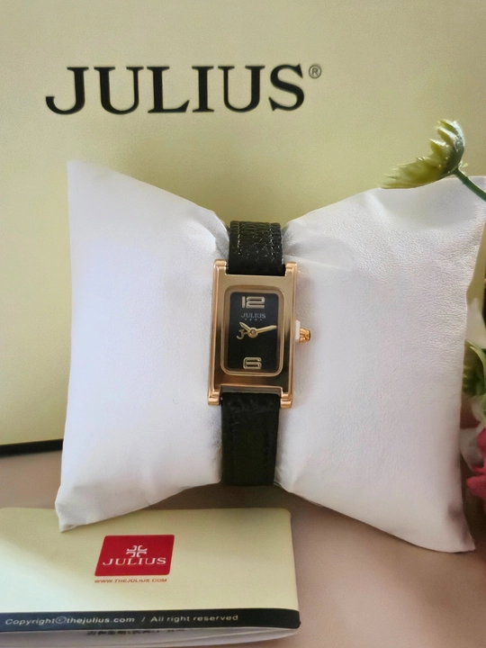 Julius Ayollar qo'l soati, kvarts mexanizm, eko charm tasma