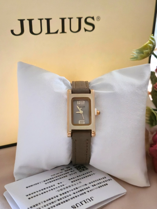 Julius Ayollar qo'l soati, kvarts mexanizm, eko charm tasma