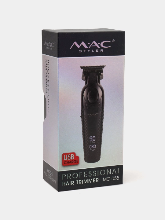 Professional soch va soqol mashinkasi MAC MC-055, USB quvvatga ega