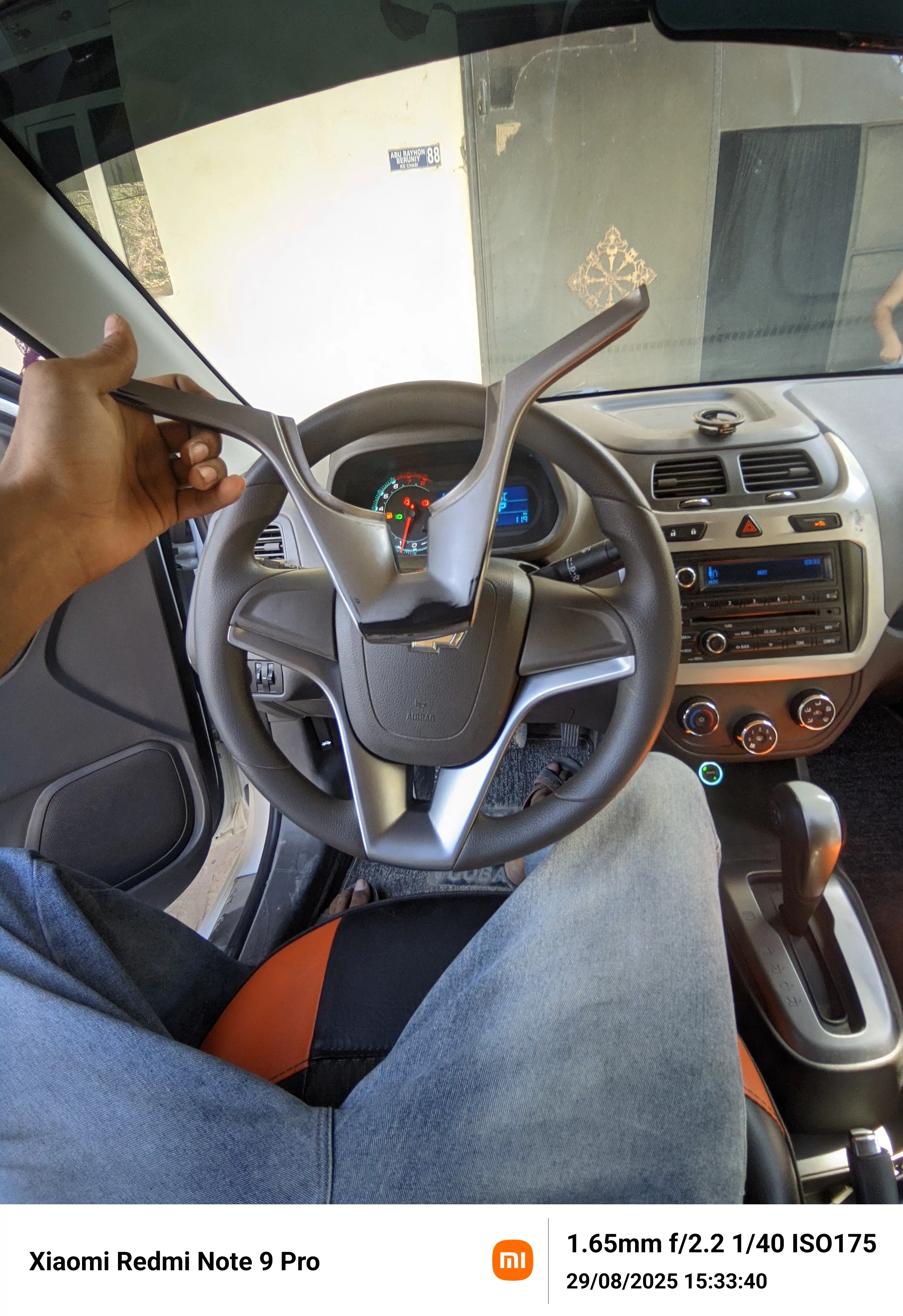 Аквапринт на руль для Chevrolet Cobalt — декоративное покрытие