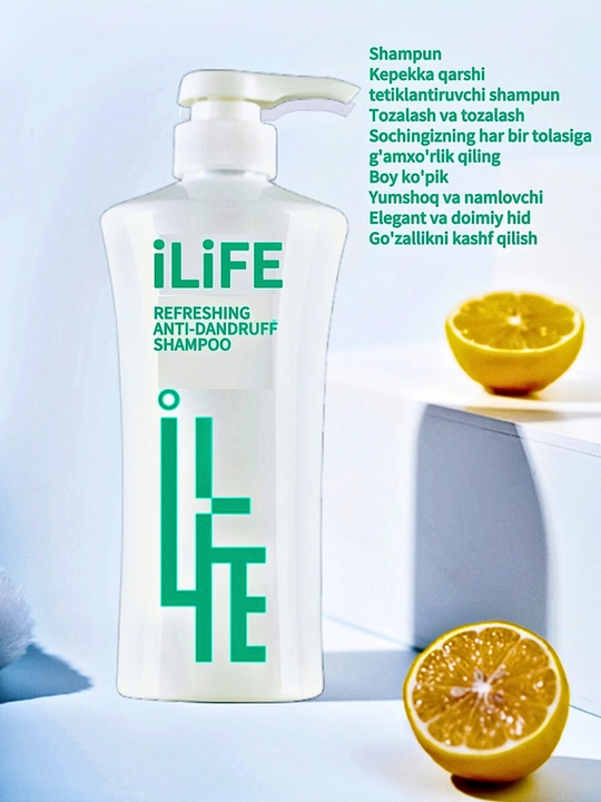 ILIFE tetiklantiruvchi qazg'oqqa qarshi shampun-500 ml