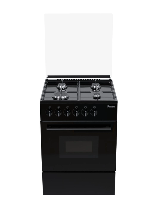 Gaz plita FERRE-LP 60G 40 DB-ECO va W-ECO, 57 litr, 4 gaz konfokalar