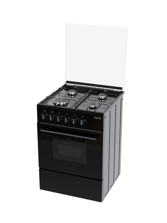 Gaz plita FERRE-LP 60G 40 DB-ECO va W-ECO, 57 litr, 4 gaz konfokalar