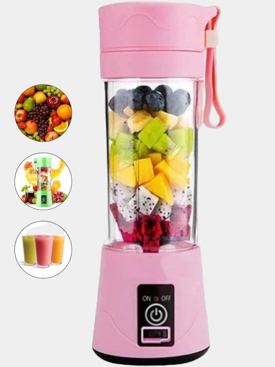 Sheyker blender, quvvatli simsiz blender, mini, portativ, 3 tasi 1 da, 400 ml - 