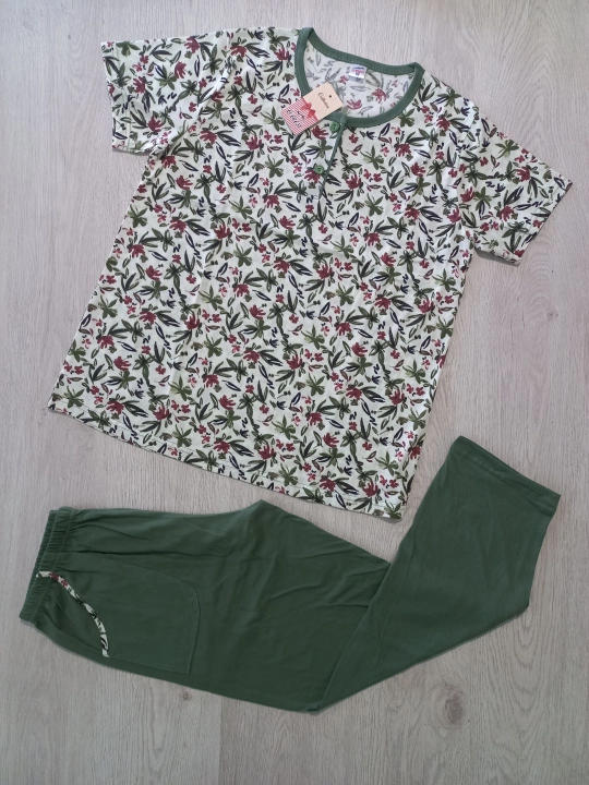 Uy kiyimi, pijama, kalta yengli