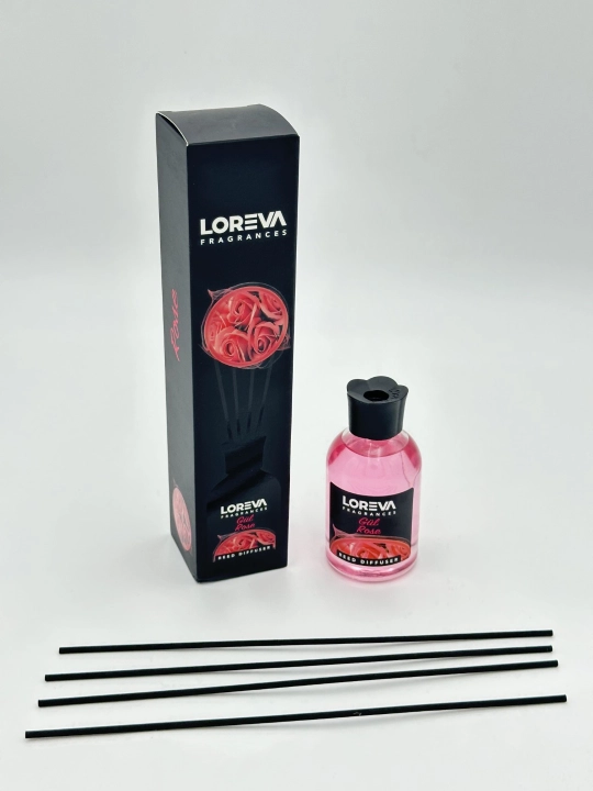 Loreva Ароматический диффузор с палочками – 55 мл, 110 мл, с 9 видами запахов