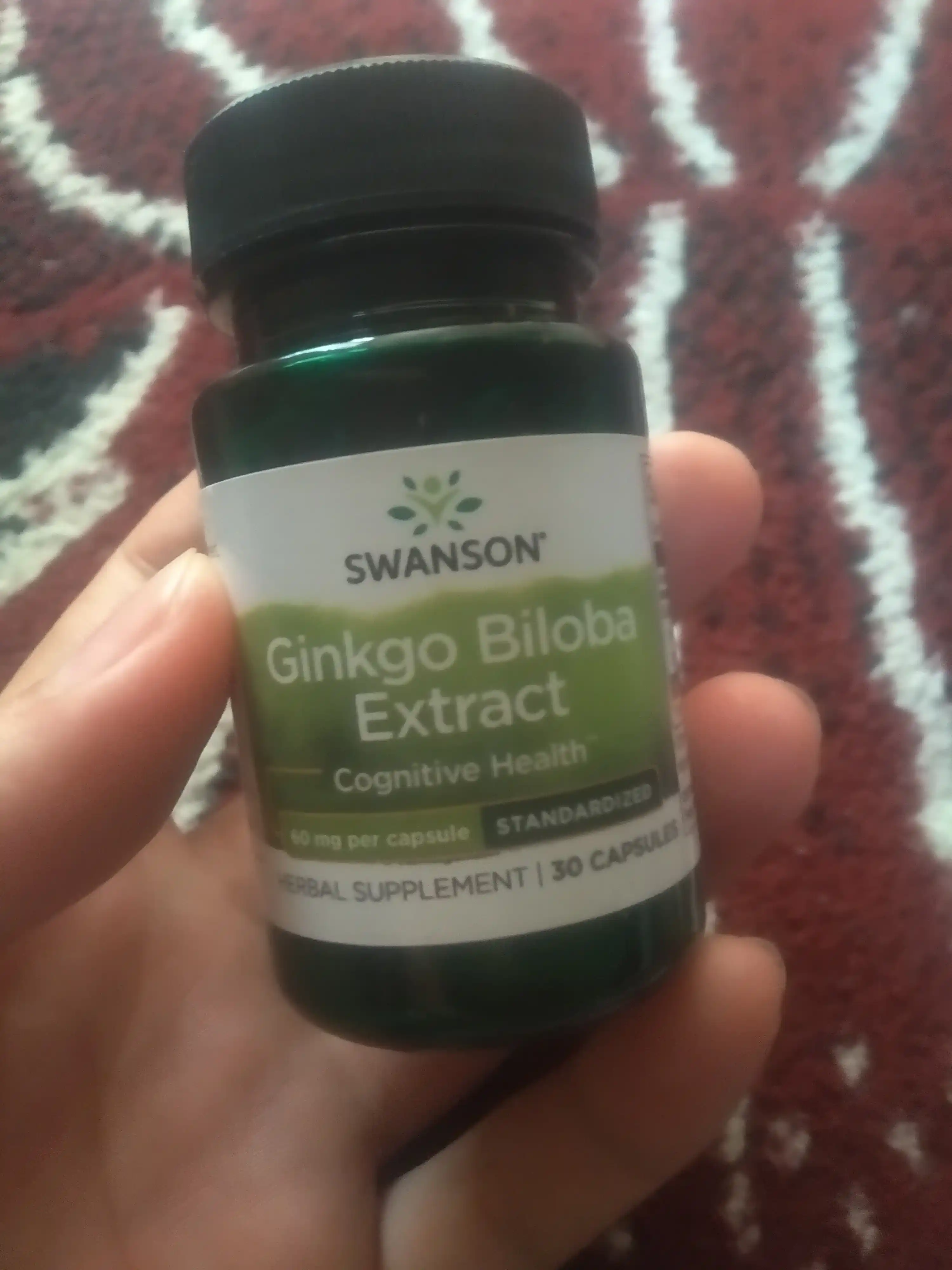 Swanson Ginkgo biloba, 60 мг, капсулы