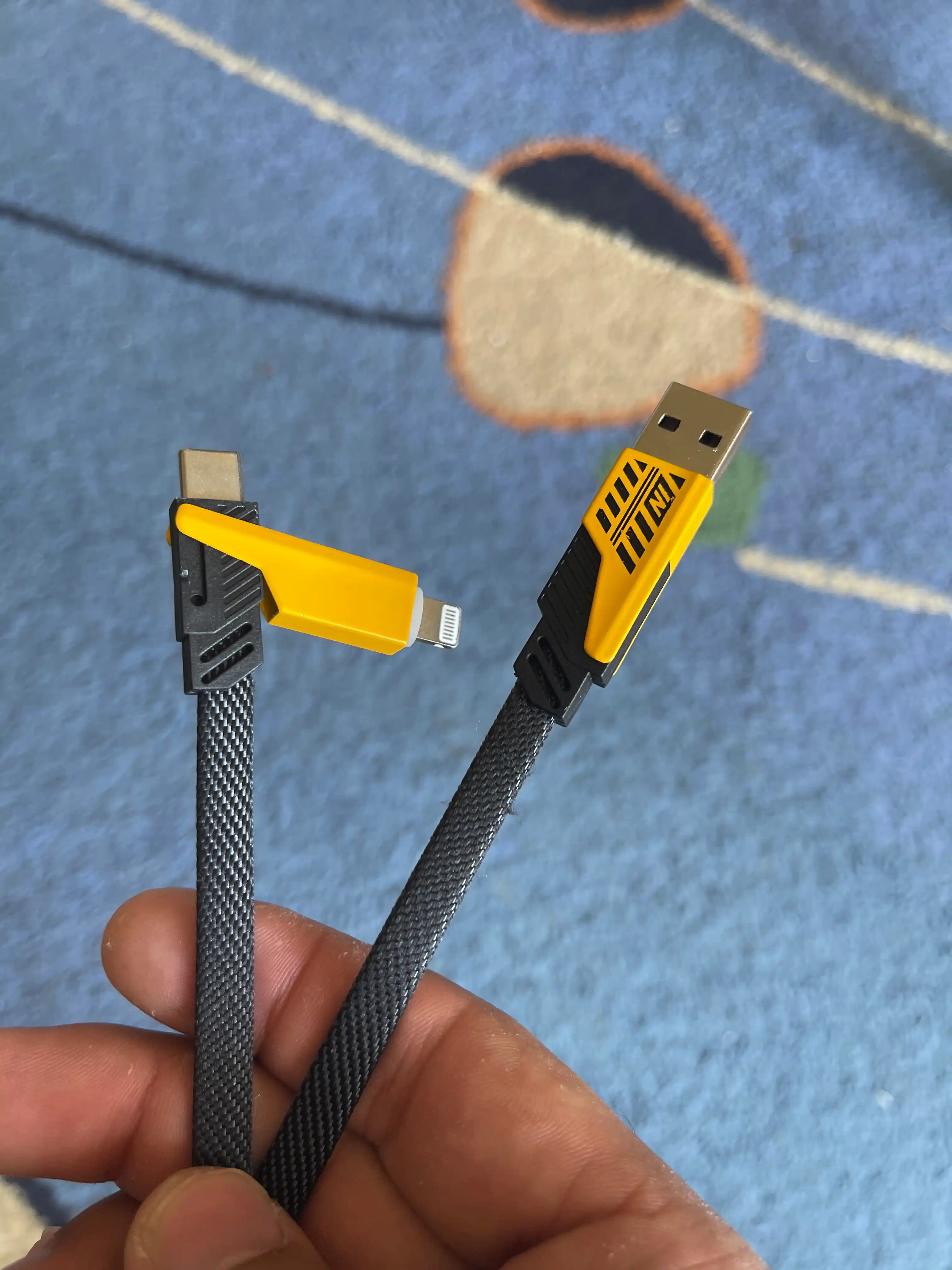 USB  4 TASI BITADA Turbo, Type-C/Lightining - USB-A/Type C turbo zaryadlash tezkor zar