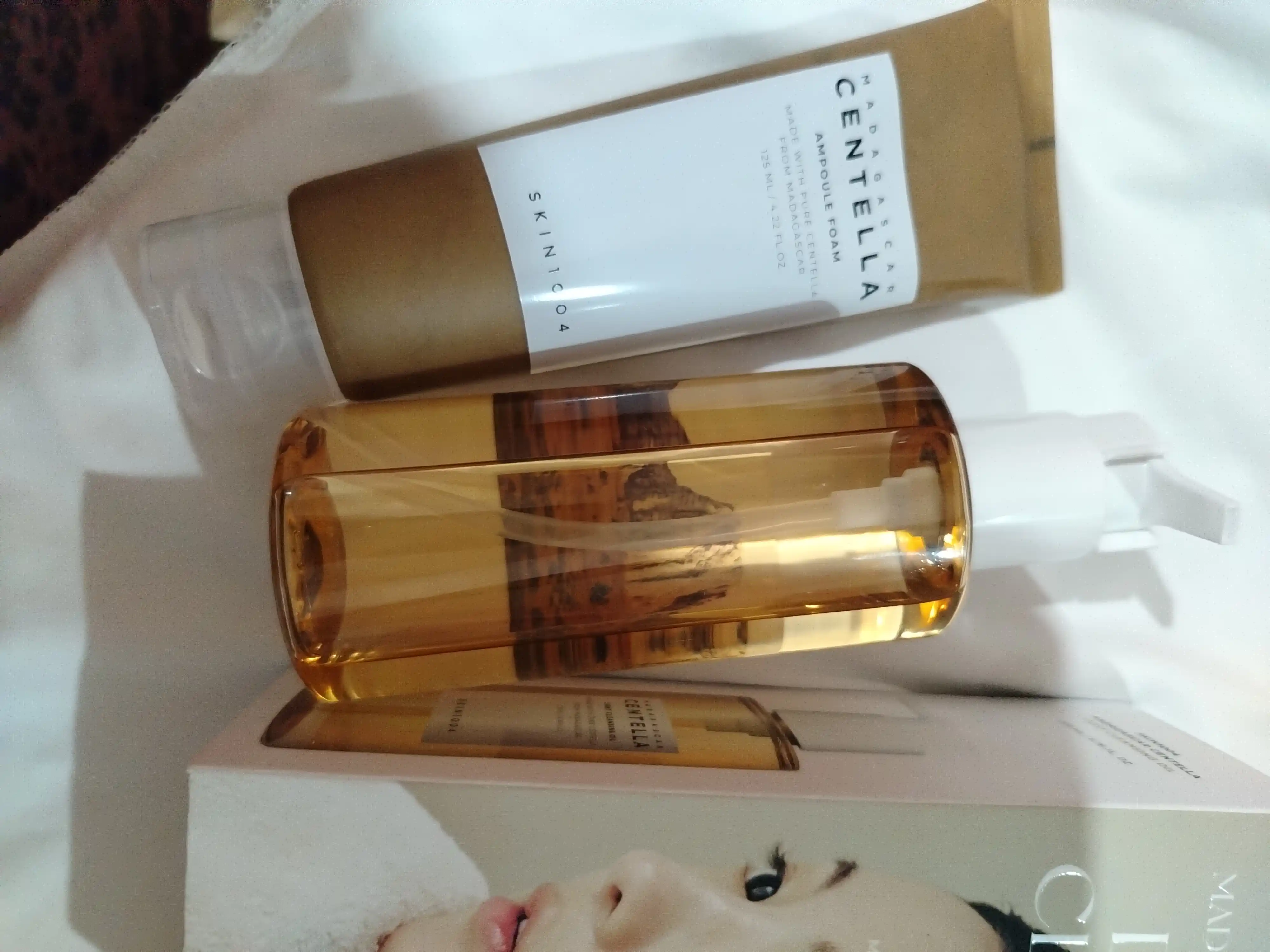 Ikki bosqichli tozalash to'plami, SKIN1004, Madagascar Centella, Double cleansing duo