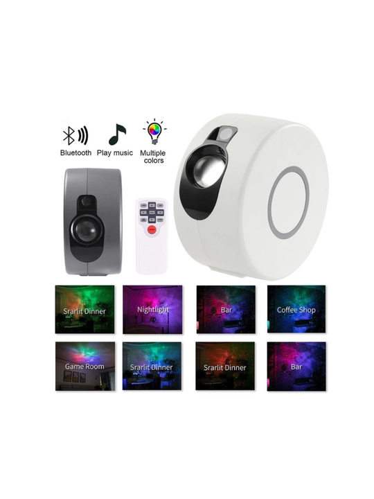 LED проектор HR-A1, 8 режимов, с Bluetooth музыкой - 