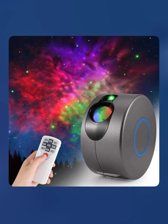 LED proyektor chiroq HR-A1, 8 xil rejim, Bluetooth musiqa bilan 