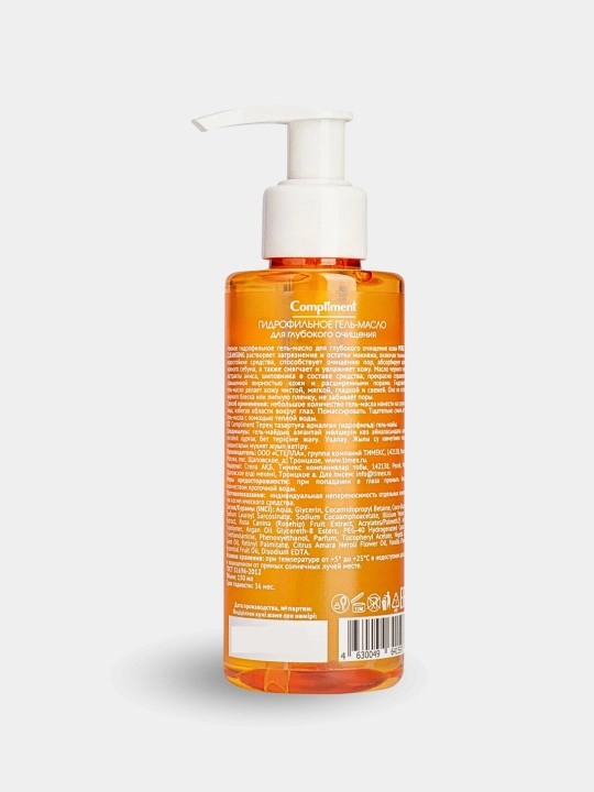 Terini yuvish va tozalash uchun gidrofilik gel moyi Compliment, 150 ml
