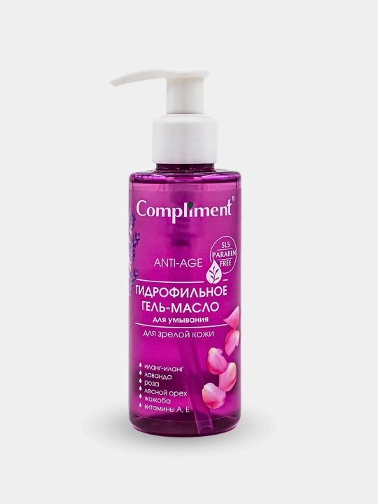 Terini yuvish va tozalash uchun gidrofilik gel moyi Compliment, 150 ml