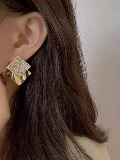 Серьги в форме сердца, женские серьги — MIRSTIL-ЗИРАК-ЖЕЛТ