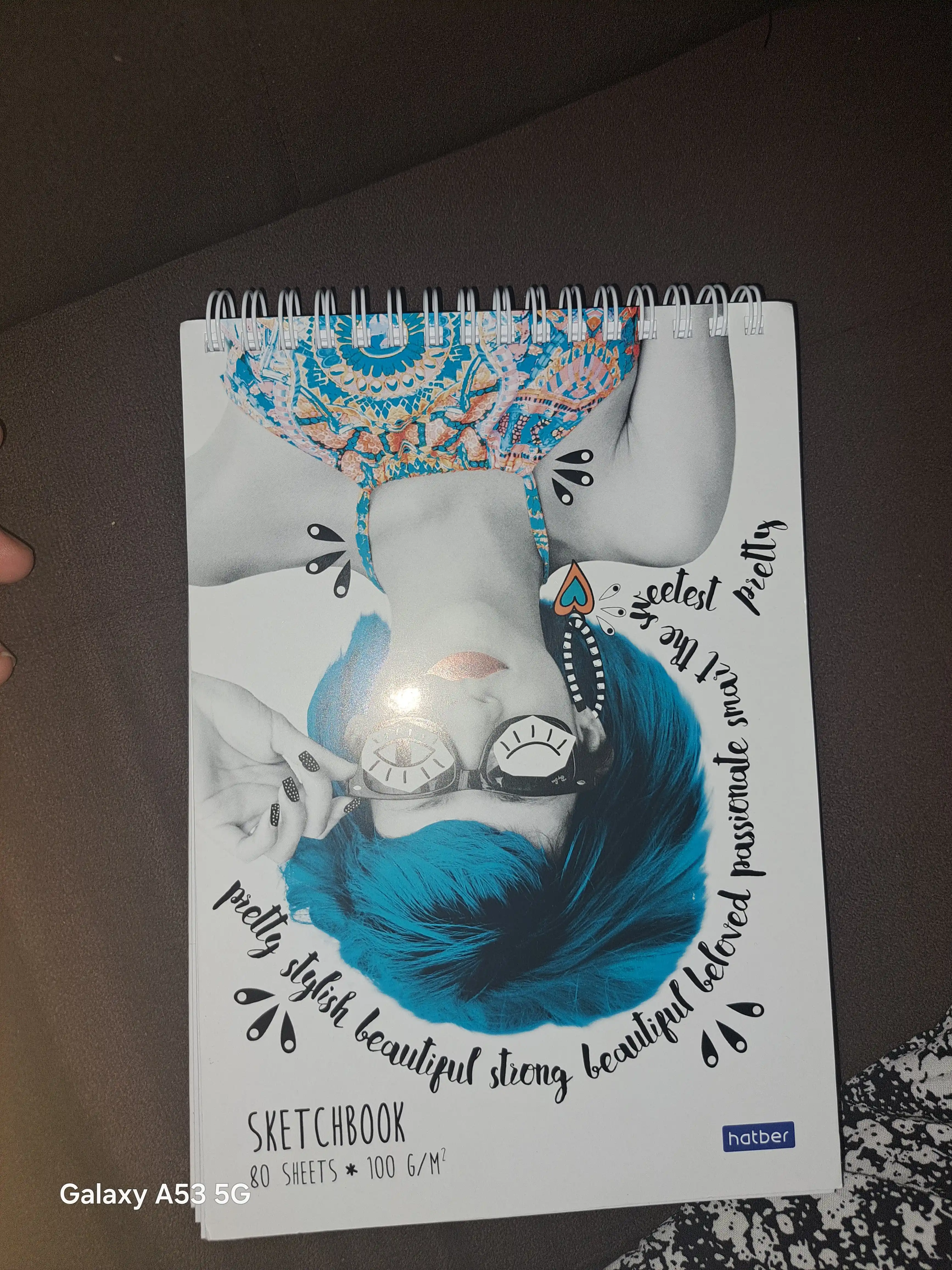 Блокнот SketchBook, 80 листов, А5ф формат, 100 г/кв.м, Lucky girls