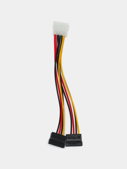 Kабель питания Sata CC-SATA-PSY, Molex 4pin, БП - 2 * 