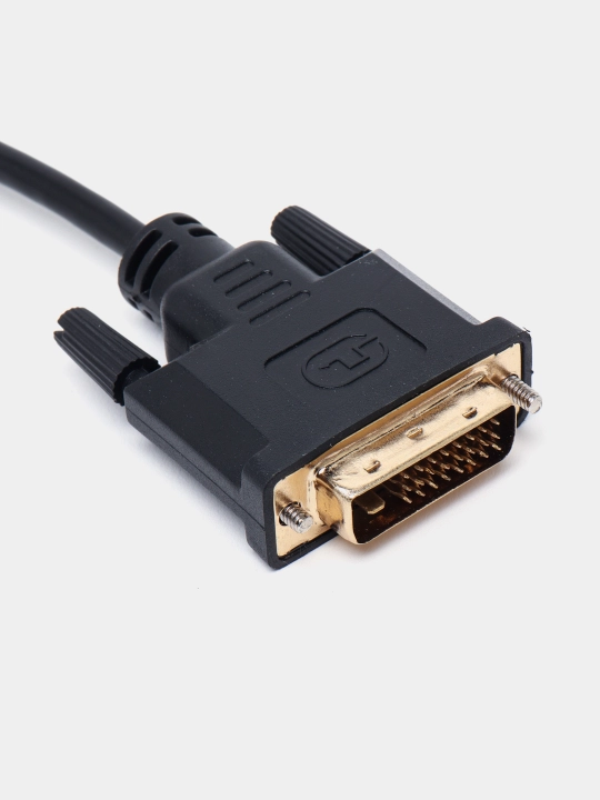 Adapter DVI-VGA kabel utkazuvchi, komyuter, noutbuk va proektorlar uchun 1080p adapteri