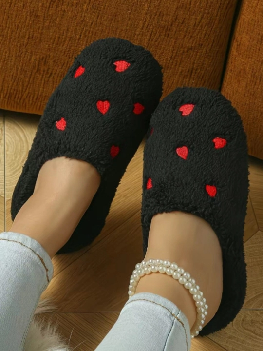 Мягкие тапочки в форме сердца «Love Cozy», домашняя обувь, обувь - 
