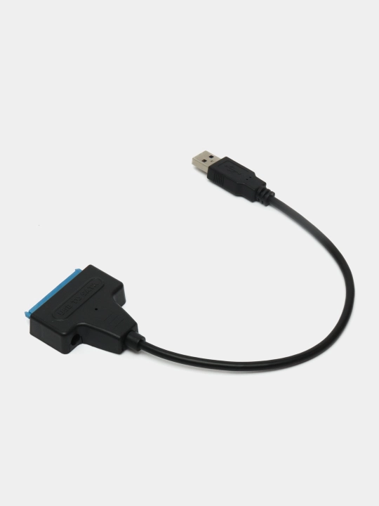 USB, TYP-C, SATA Adapter SATA - USB 3.0 ulash uchun SSD, qattiq disk uchun HDD 2.5"