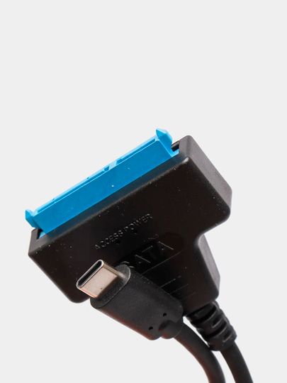 USB, TYP-C, SATA Adapter SATA - USB 3.0 ulash uchun SSD, qattiq disk uchun HDD 2.5"