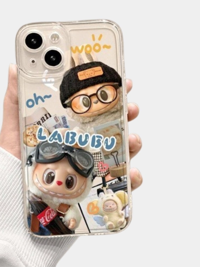 Чехол для iPhone 15 pro labubu - 