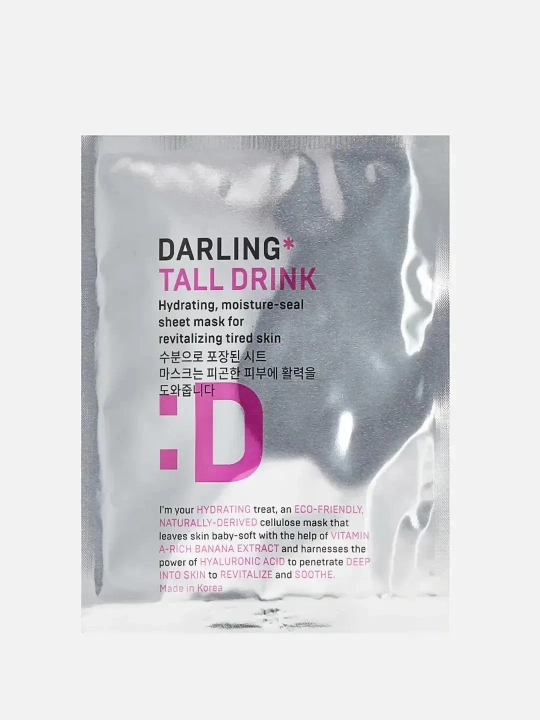 Глубоко увлажняющая и восстанавливающая тканевая маска DARLING Tall Drink - 