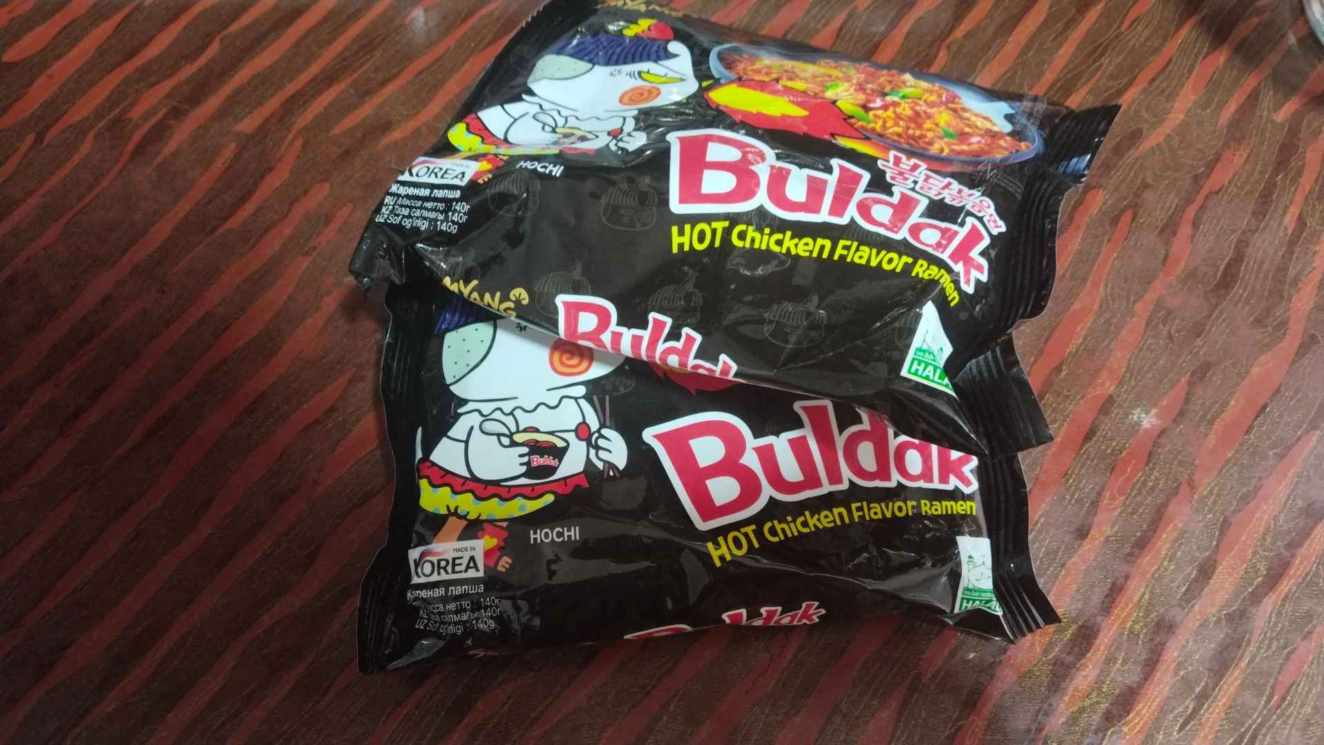 Tez tayyorlanadigan lapsha Samyang Buldak Spicy, 140 gr