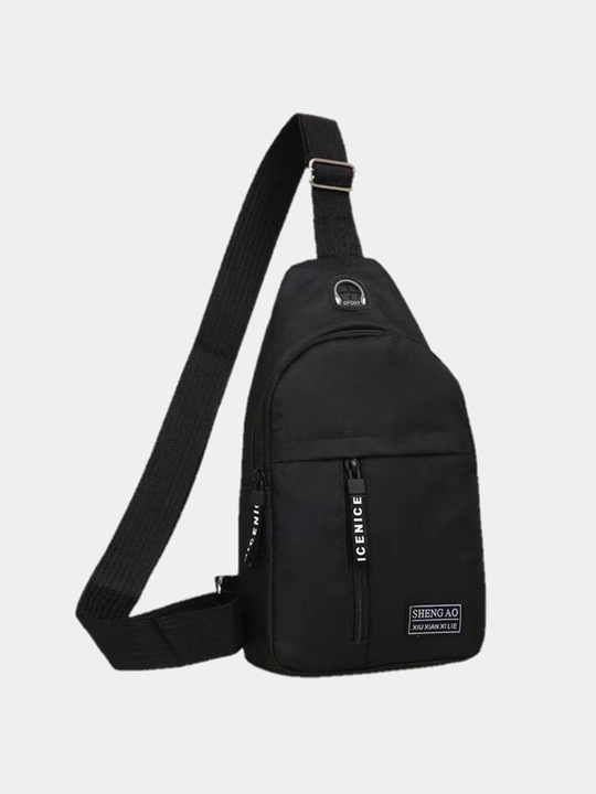 Urban Style erkaklar ko'krak sling sumkasi, yelkama + hamyon - 