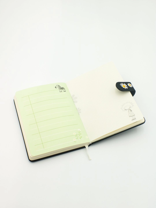 Bloknot eko charm kashtali, 3 tasi 1 da, daftar, sketchbuk, кatak, magnitli qulf