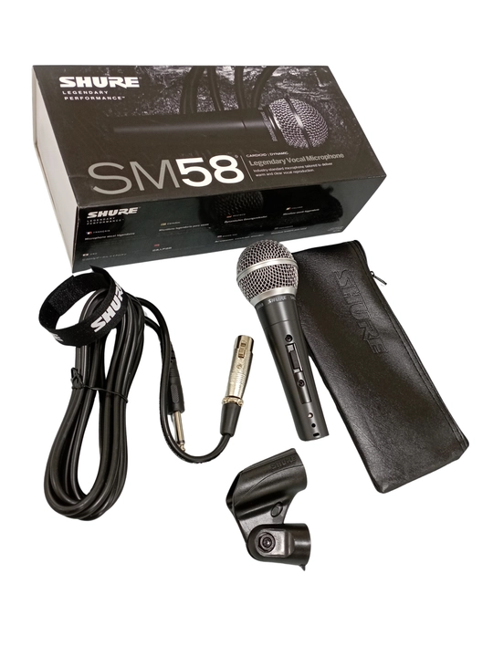 Shure SM58 динамический кардиоидный микрофон с кабелем