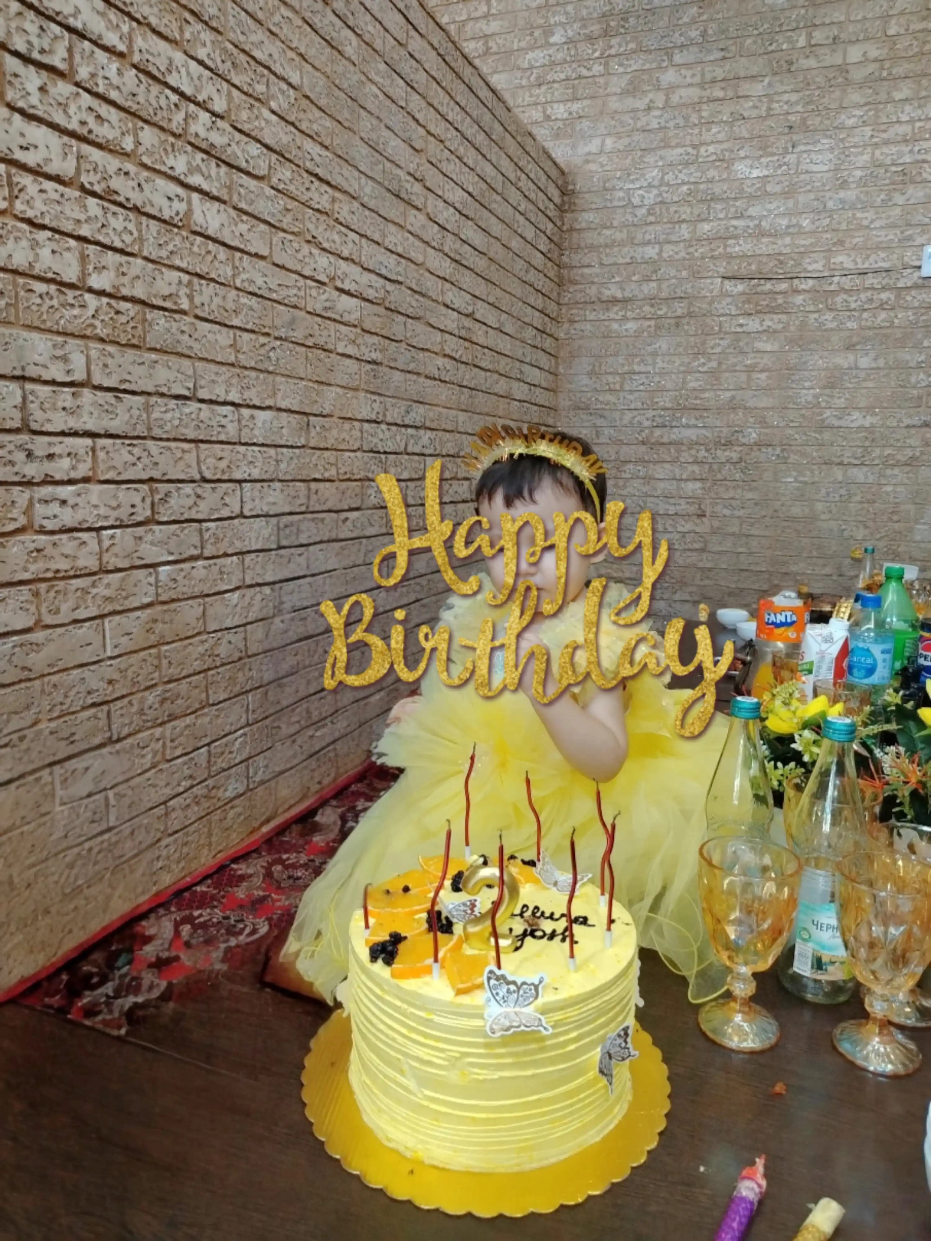 Ободки для волос Happy Birthday, с декоративными элементами для принцессы